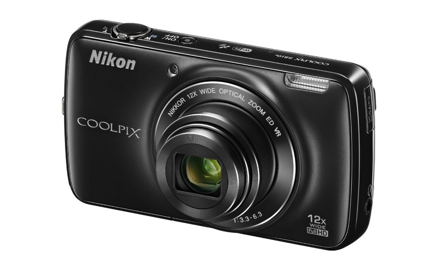 Nikon Coolpix S810C czarny + karta 16GB - Aparaty kompaktowe